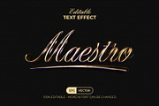 Maestro Text Effect Golden Style, a Layer Style Add-On by Mockmenot (Thumbnail 1 of 2)