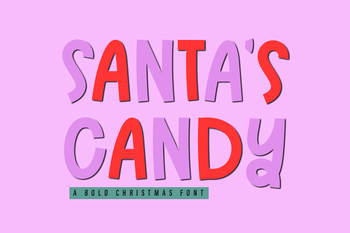 Santas Candy, a Script Font by FreshTypeINK (Photo 1 of 8)