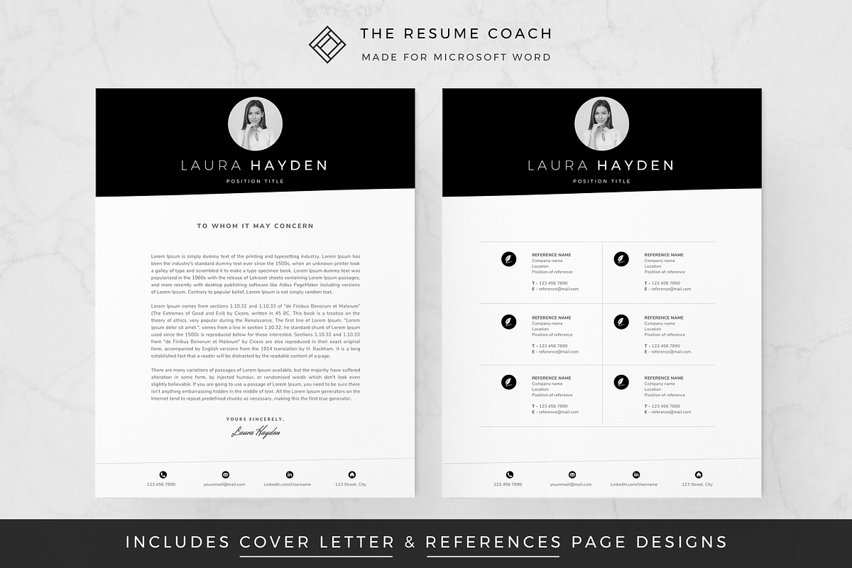 Resume Template, a Resume Template by TheResumeCoach (Photo 4 of 10)