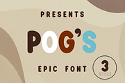 Pog's Font 4 Style, a Slab Serif Font by Monoletter Studio (Thumbnail 1 of 6)