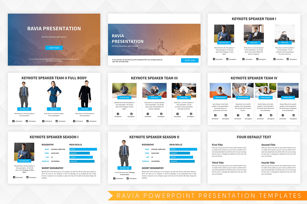 Ravia PowerPoint Presentation, a Presentation Template by Affantjie Photowork (Photo 2 of 9)