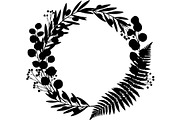 Floral Wreath Frame Bundle, an Object Graphic by Creativeshirt (Thumbnail 2 of 20)