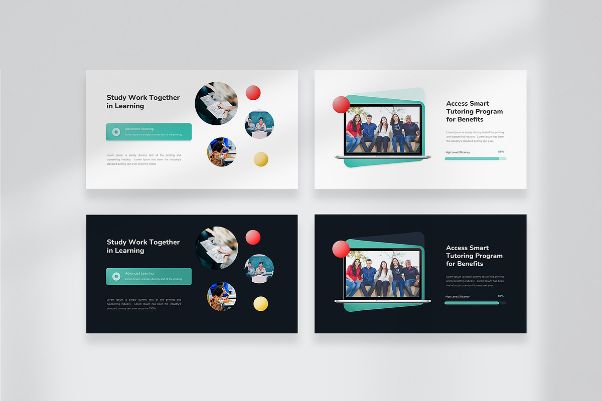 Education PowerPoint Template, a Presentation Template by New Coral Design (Photo 4 of 6)