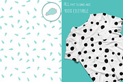 6 HIPSTER seamless patterns, a Pattern Graphic by SomStock (Thumbnail 3 of 6)