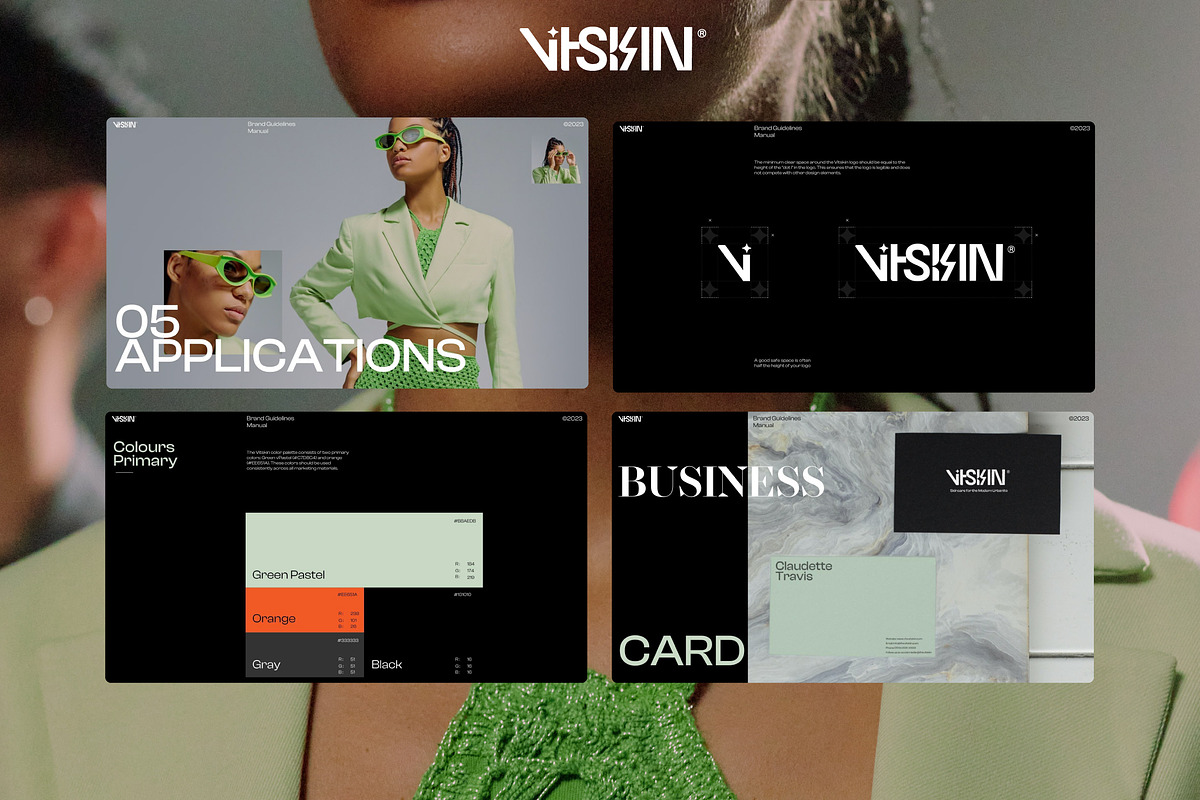 VITSKIN - Brand Guidelines Pack, a Presentation Template by Dirtytemp Studio (Photo 6 of 7)