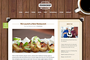 Foodchop HTML