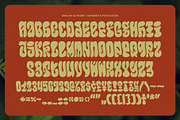 Callidryas Groovy Font, a Sans Serif Font by Gleb Guralnyk (Thumbnail 6 of 8)