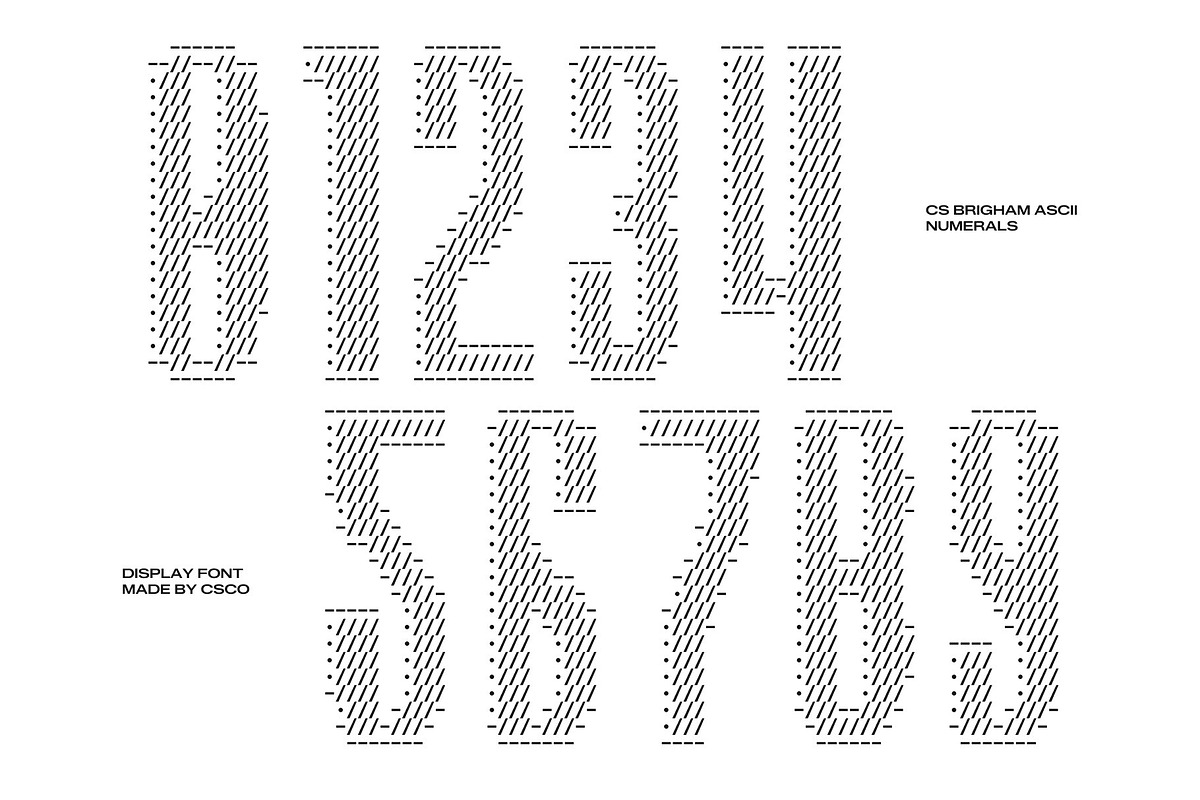 CS Brigham Ascii, a Sans Serif Font by Craft Supply Co. (Photo 6 of 8)