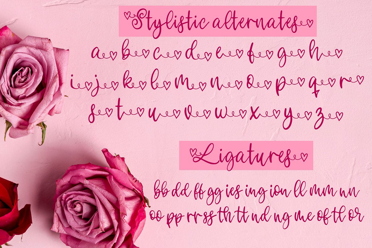 Your Valentine, a Script Font by Freeling Design House (Photo 3 of 7)
