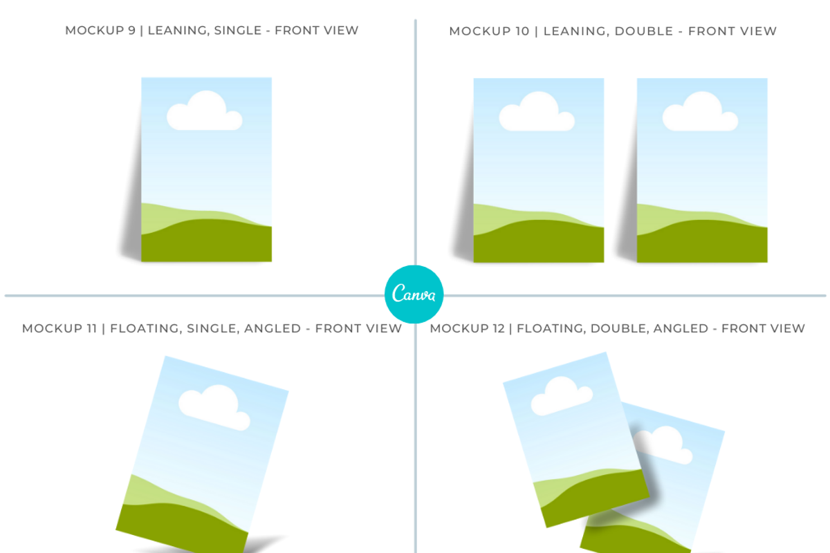 A5 Flyer Mockup for Canva, an Advertising Mockup by Mockup Scene (Photo 6 of 25)