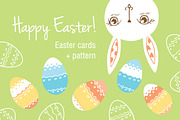 Happy Easter, a Card Template by Tkoko vectors & patterns (Thumbnail 1 of 5)