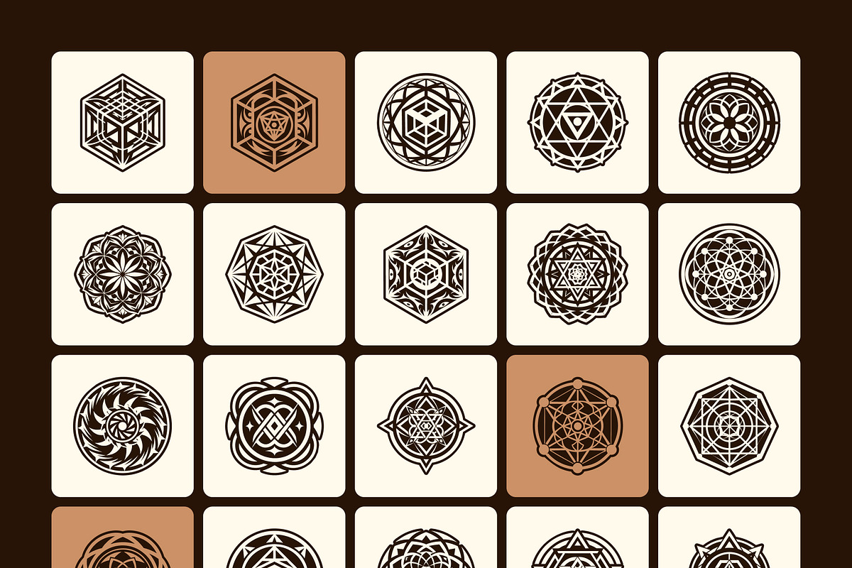 795 Sacred Symbols, a Solid Icon by Creative Stall (Photo 17 of 21)