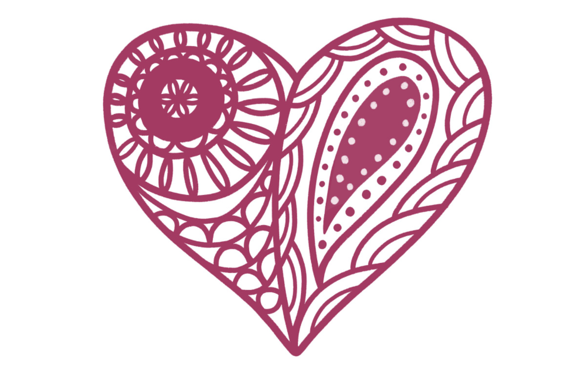 Hippie & Boho Heart, Procreate Stamp, a Brush Add-On by Sense Library (Photo 7 of 19)