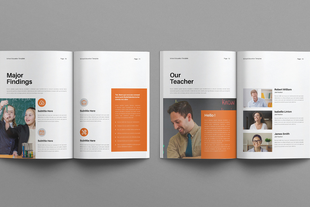 Education Template, a Brochure Template by E-Type (Photo 5 of 7)