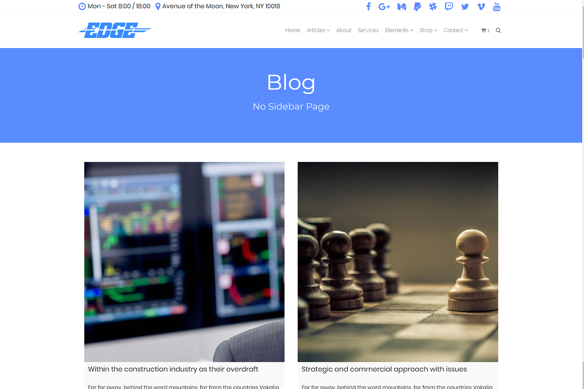 Edge Business WordPress Theme, a WordPress Template by Visualmodo (Photo 17 of 18)