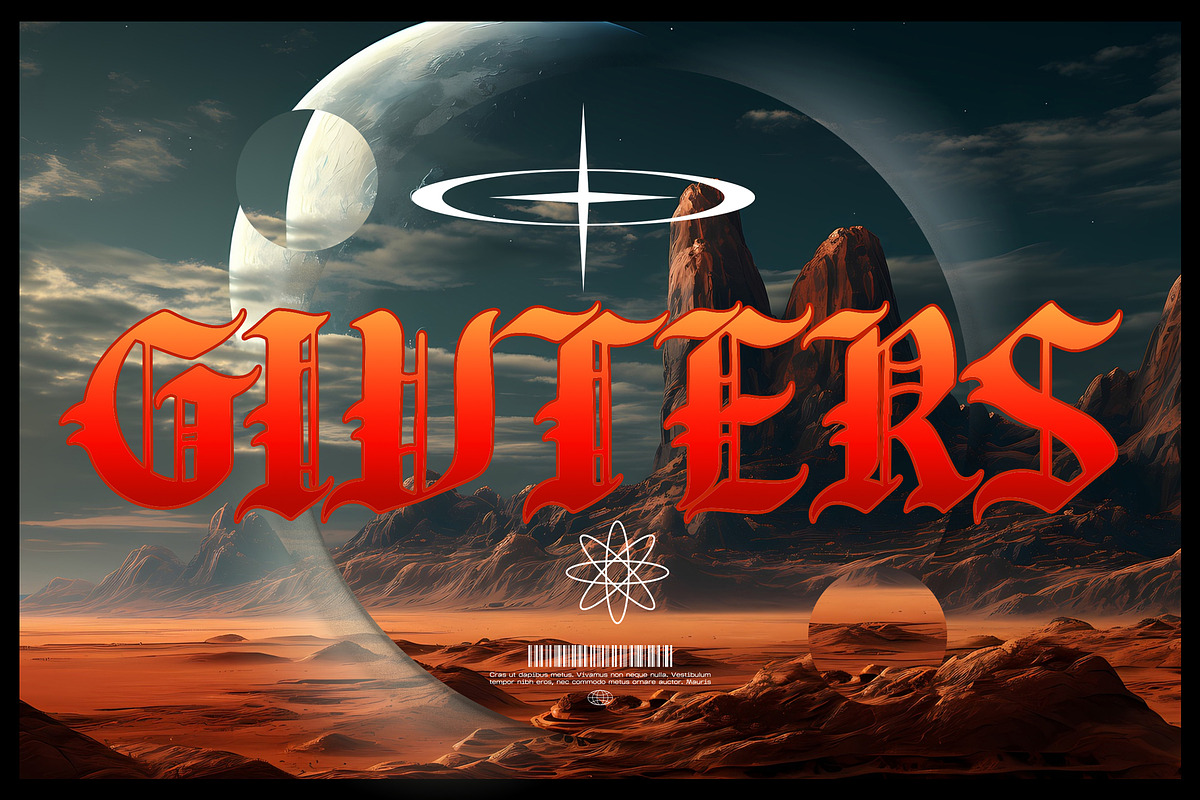 BLEZED Blackletters Gothic Display, a Blackletter Font by dansdesign (Photo 5 of 8)