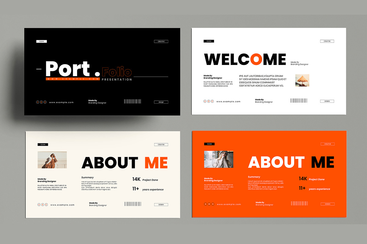 Portfolio Presentation Template, a Presentation Template by MightyDesign (Photo 2 of 8)