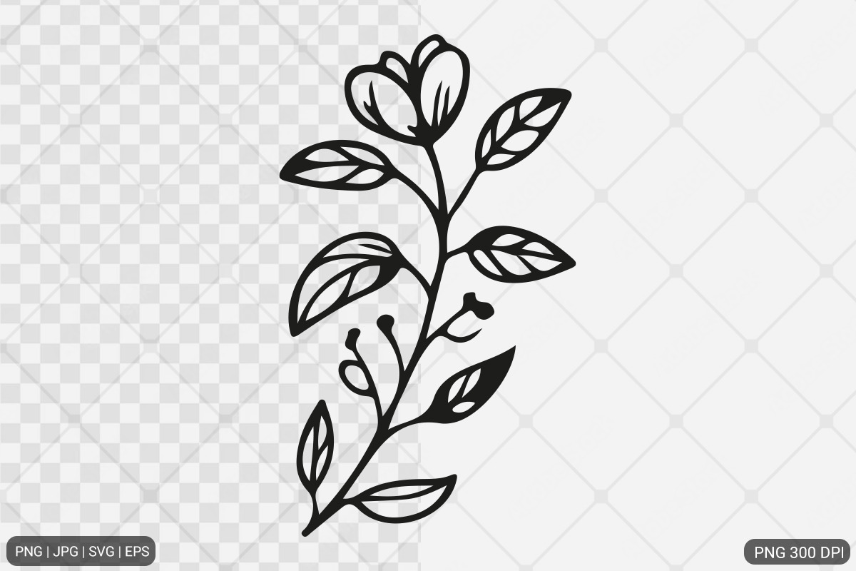 Floral Design SVG PNG Bundle, an Illustration by Actual Pixel (Photo 7 of 22)