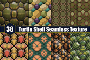 38 Turtle Shell Seamless Texture, a Background Graphic by protabsorkar11
