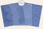 Blue Jean Digital Scrapbook Papers, a Pattern Graphic by Lavender Mint Graphics (Thumbnail 3 of 5)