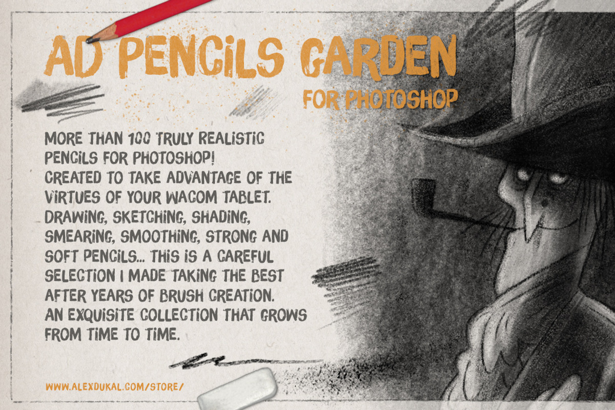 AD Pencils Garden, a Brush Add-On by Alex Dukal (Photo 2 of 8)