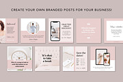 Amelia Instagram Templates Canva, a Social Media Template by DeeBeeDesign (Thumbnail 6 of 10)