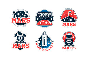 Mars Project Logo Design Templates