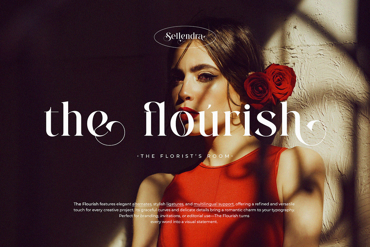 Sellendra – Elegant Display Serif, a Serif Font by BrandSemut (Photo 3 of 10)