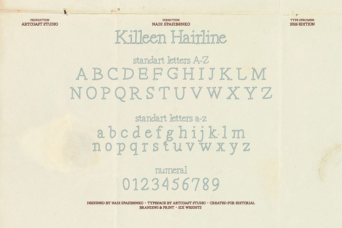 Killeen Font Family, a Serif Font by nadispasibenko (Photo 7 of 12)