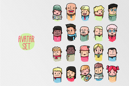 20 x Hand-Made Avatar Set