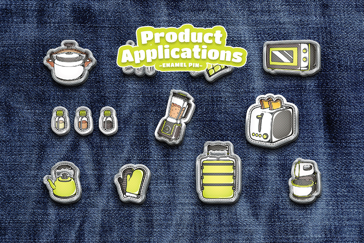Retro Kitchen Sticker Illustration, an Object Illustration by Decoconio Design (Photo 5 of 6)