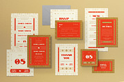 Wedding Invitation Set, an Invitation Template by graphicook (Thumbnail 1 of 3)