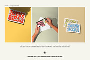 DIN A greeting card mockup set, an Advertising Mockup by MCKP*ME (Thumbnail 4 of 7)