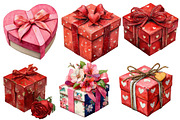 Valentines Gift box Clipart, an Illustration by Designworld (Thumbnail 4 of 5)