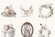 Watercolor Wedding Clipart Bundle, a Person Illustration by BusyDaydesign (Thumbnail 4 of 9)