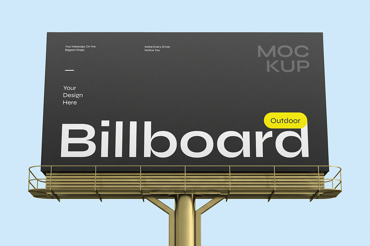 Advertising City Billboard Mockup, an Advertising Mockup by PixelWink (Photo 1 of 3)