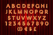 Vegas bulb alphabet letters, an Illustration by Nikelser (Thumbnail 3 of 3)