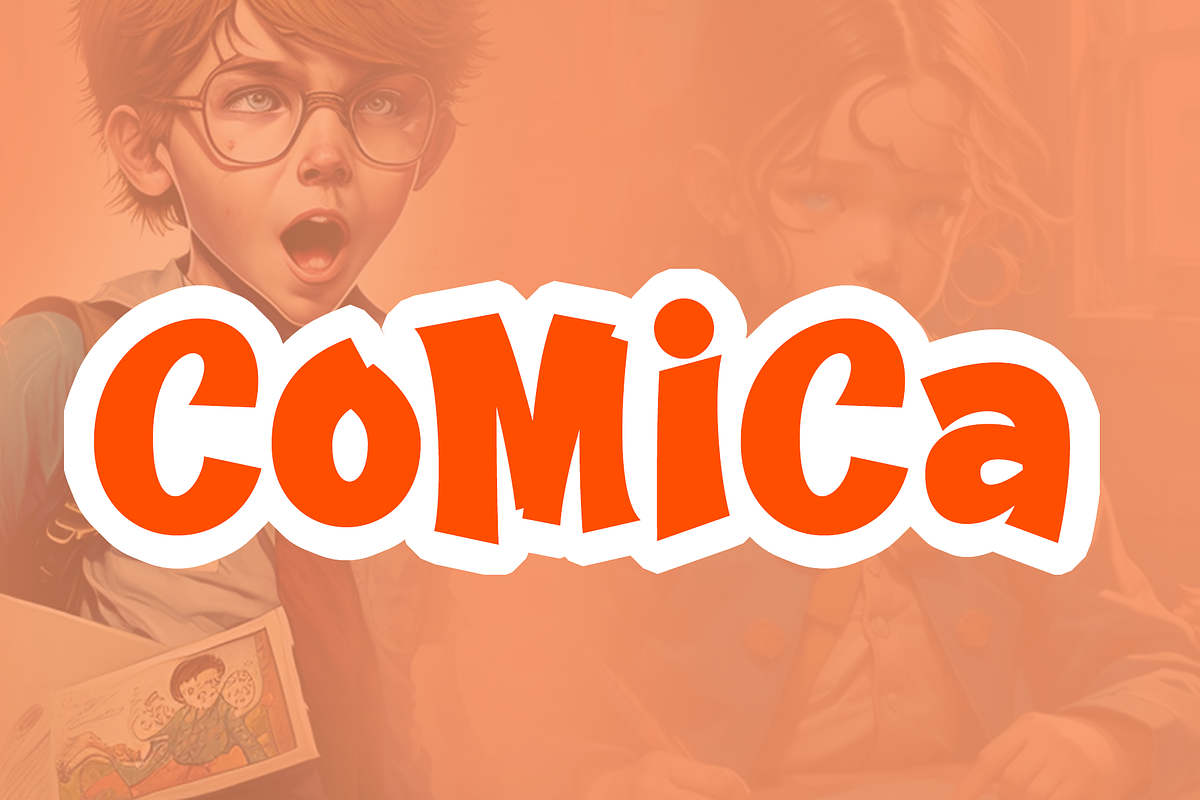 cOMICA, a Sans Serif Font by groens (Photo 1 of 5)