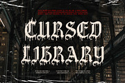 CS Nemesis – Black Metal Font, a Blackletter Font by Craft Supply Co. (Thumbnail 6 of 8)