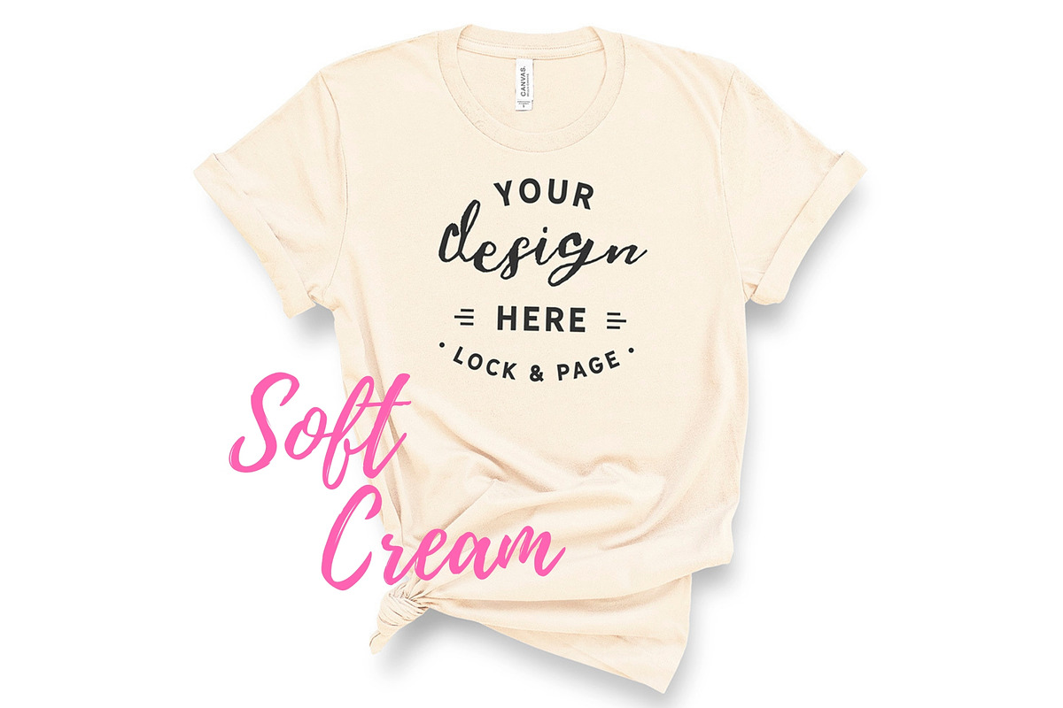 Bella Canvas TShirt Mockups On White, a Shirt Mockup by lock and page (Photo 10 of 92)