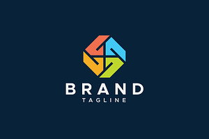 Four Arrows Logo Design Template, a Branding & Logo Template by Amadul11