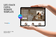 Life Coach Canva Website Template, a Landing Page Template by Snapybiz (Thumbnail 5 of 10)