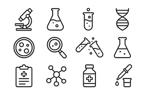 Vector illustration of laboratory, an Illustration by ZinetroN
