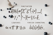 NEW! Huckleberry Gateau Font, a Script Font by Wewhitelist (Thumbnail 5 of 6)