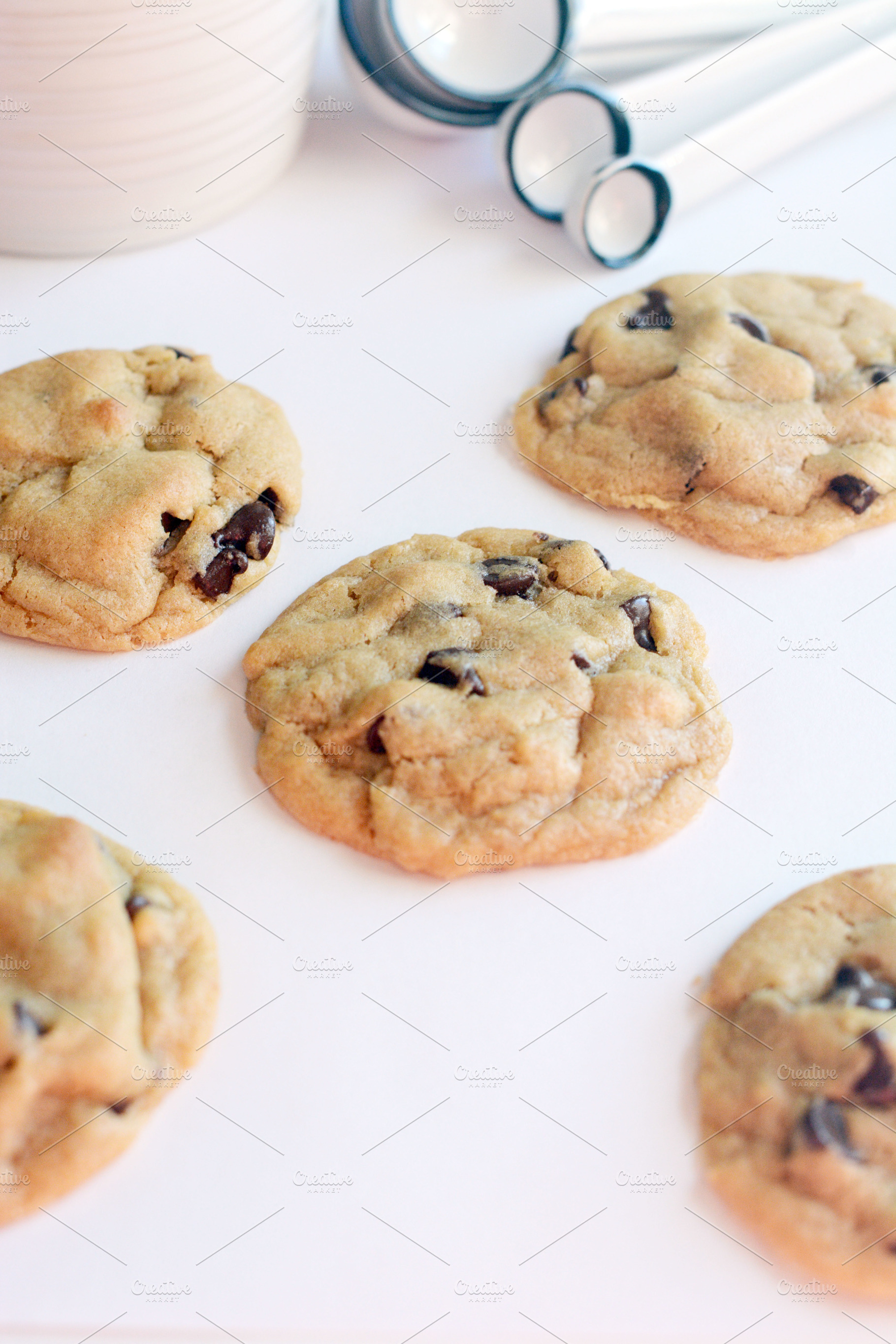 Chocolate chip cookies containing cookies, cookies photo, and cookie images, a Food & Drink Photo by Stitch & Shutter Stock