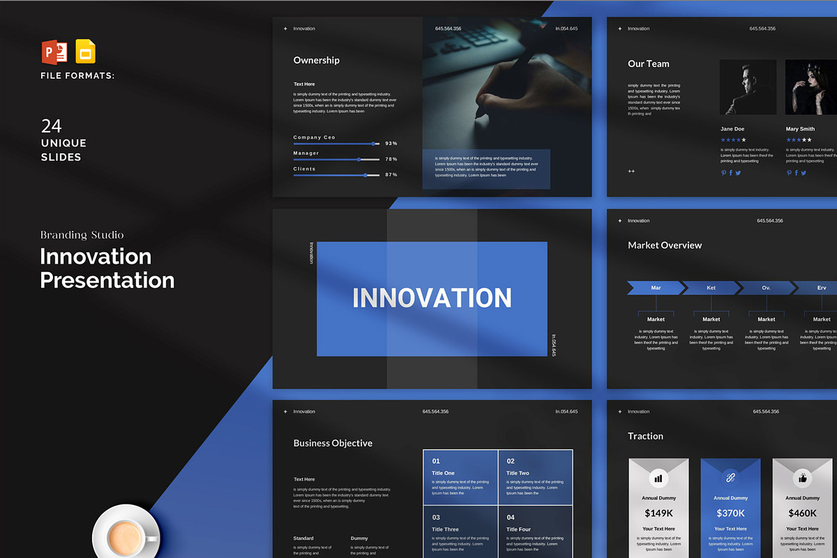 Innovation Presentation Template, a Presentation Template by Art Design Shop (Photo 1 of 7)