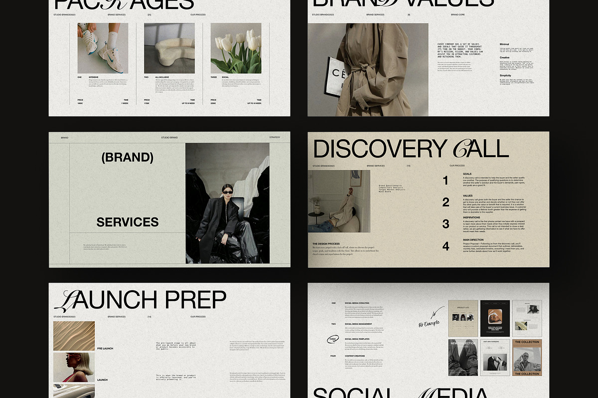 BLEU | Brand Services&Pricing Guide, a Magazine Template by Studio Brand (Photo 1 of 13)