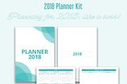 Printable Planner Kit for 2018, a Stationery Template by MOD (Thumbnail 2 of 5)