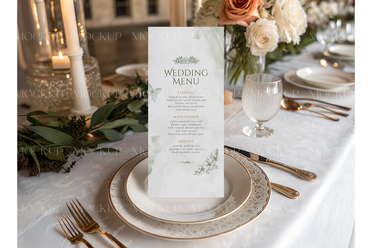 Romantic Gold-Trim Card Mockup, a Product Mockup by MockupWizard (Photo 3 of 3)