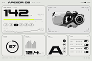 Apexor Futuristic Geometric Display, a Sans Serif Font by HipFonts (Thumbnail 9 of 17)